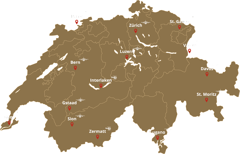 GLM Karte Standorte CH 2020